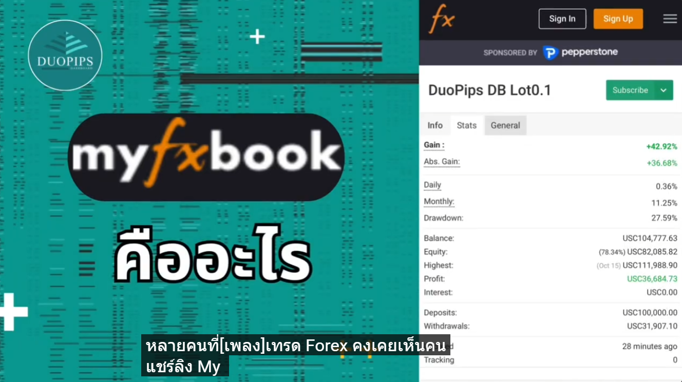 Myfxbook คืออะไร?